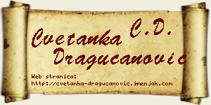 Cvetanka Dragucanović vizit kartica